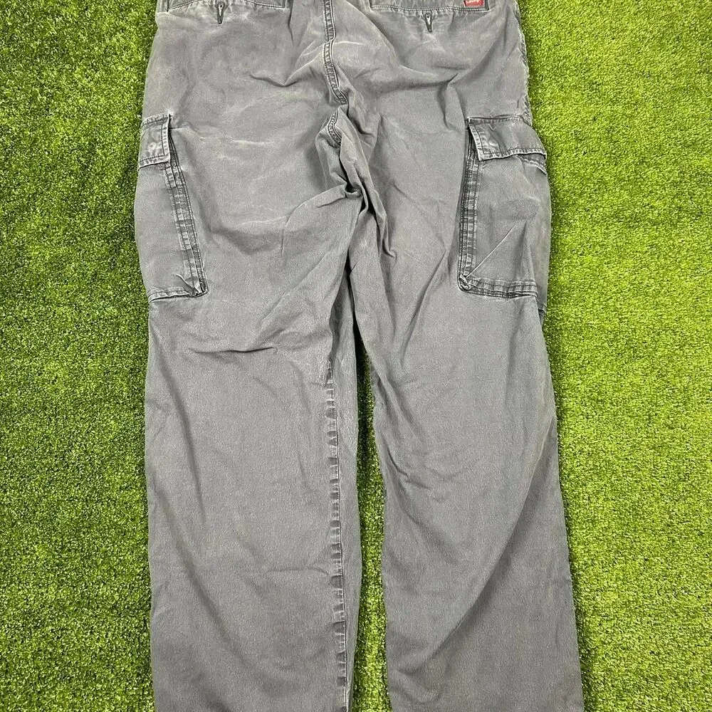 Levi-s Men's Grey and Black Trousers